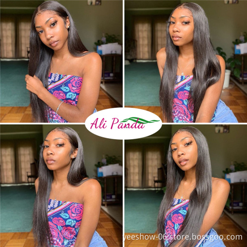 Natural Remy Wig Brazilian cuticle aligned hair full lace wig with baby hair lace front Wigs Human Hair For Black Women